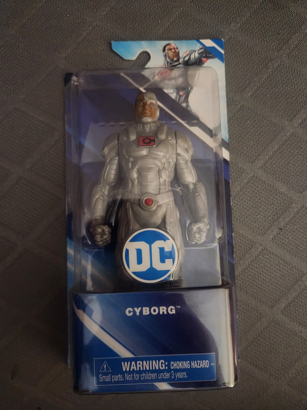 DC Cyborg Action Figure - Silver